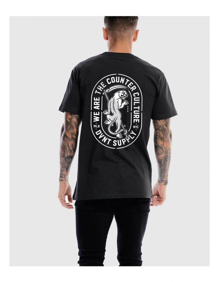 Panther Tee in Charcoal image 6