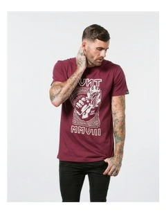 Revolution Tee in Burdundy