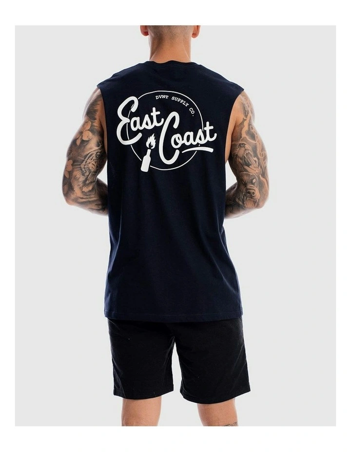 East Coast Tank Top in Ink image 2