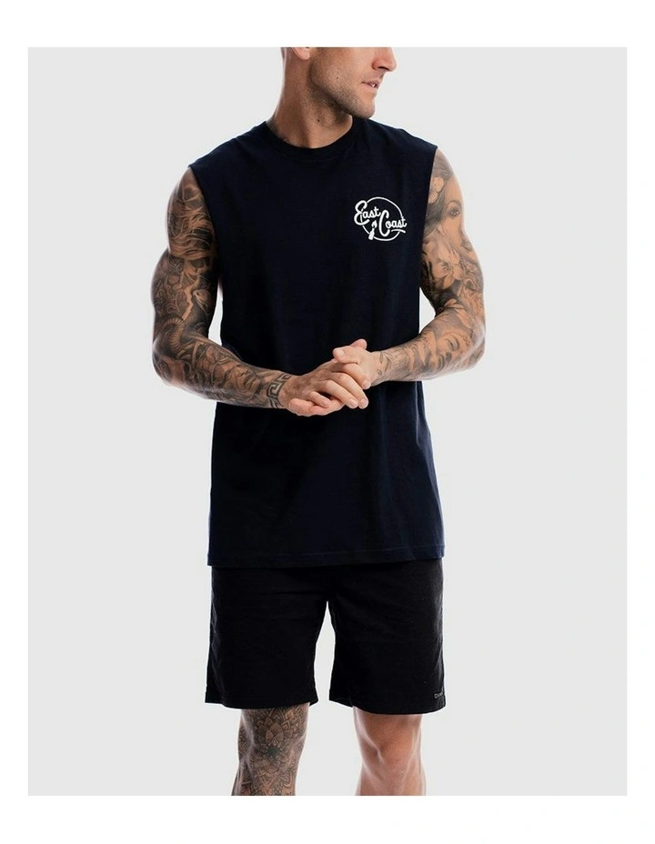 East Coast Tank Top in Ink image 3