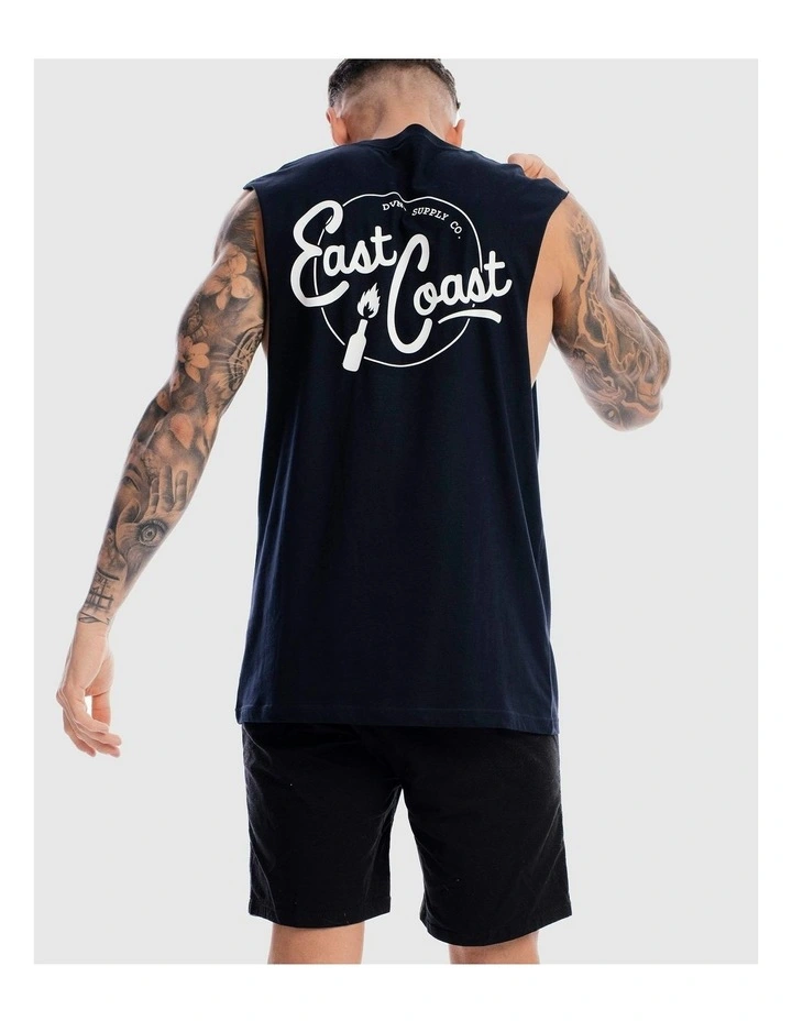 East Coast Tank Top in Ink image 4