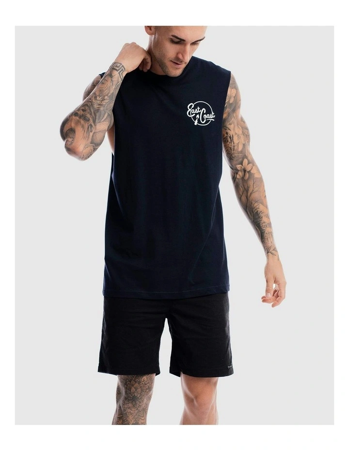 East Coast Tank Top in Ink image 5