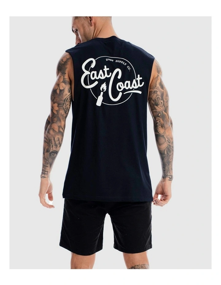 East Coast Tank Top in Ink image 6