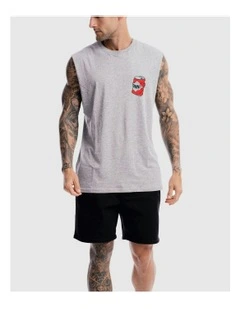 Crushin It Tank in Grey Marle
