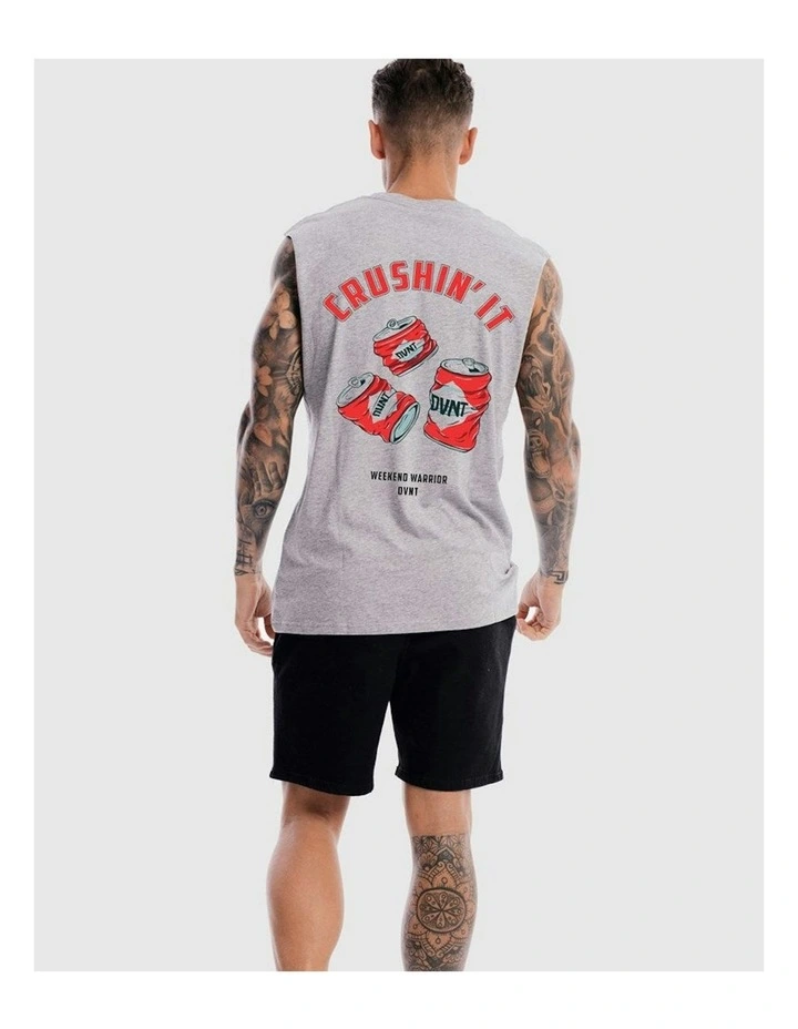 Crushin It Tank in Grey Marle image 2