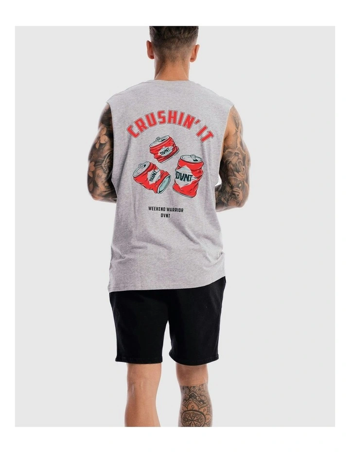 Crushin It Tank in Grey Marle image 6