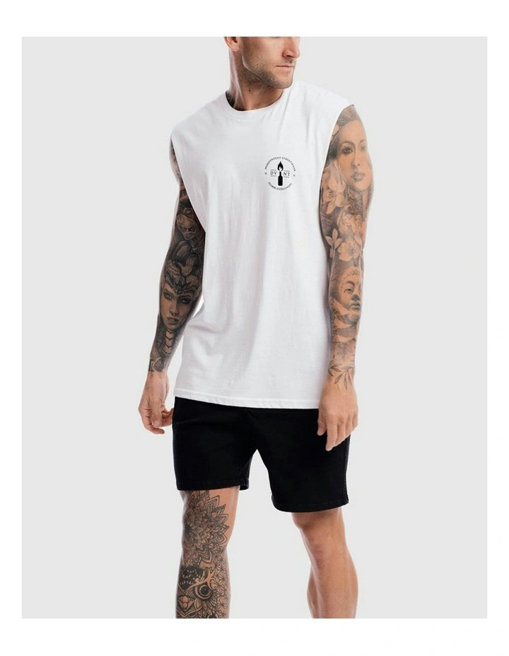 Emblem 2.0 Tank in White image 3