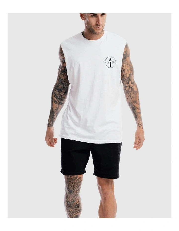 Emblem 2.0 Tank in White image 5