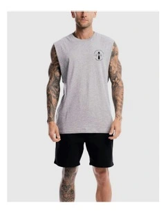 Emblem 2.0 Tank in Grey Marle