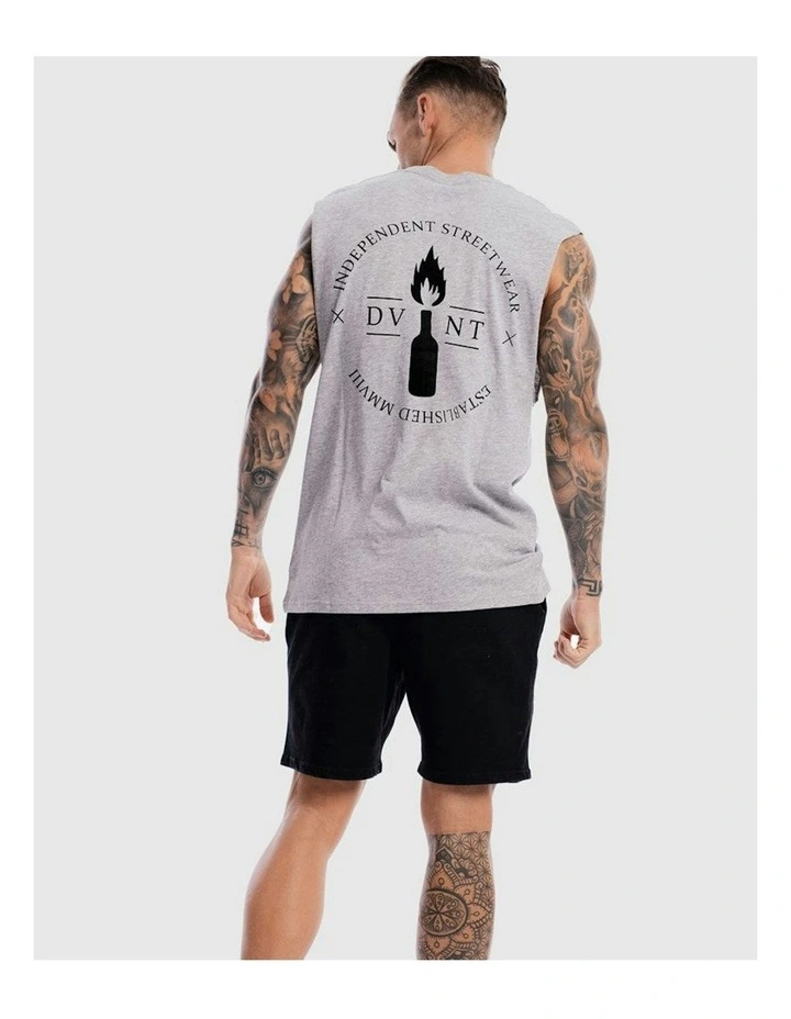 Emblem 2.0 Tank in Grey Marle image 2