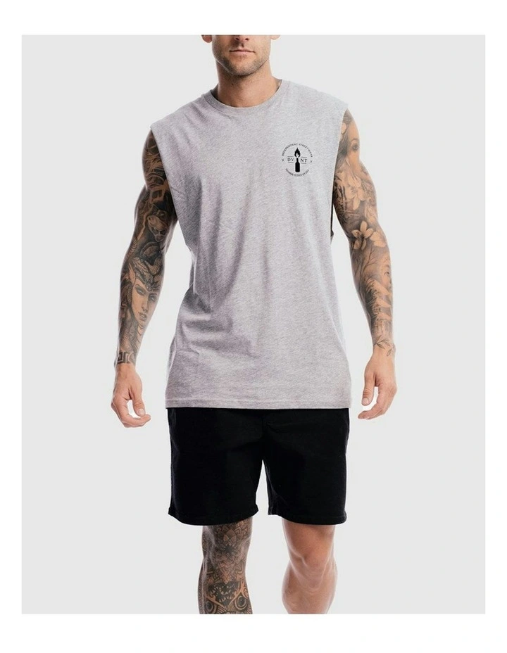 Emblem 2.0 Tank in Grey Marle image 3