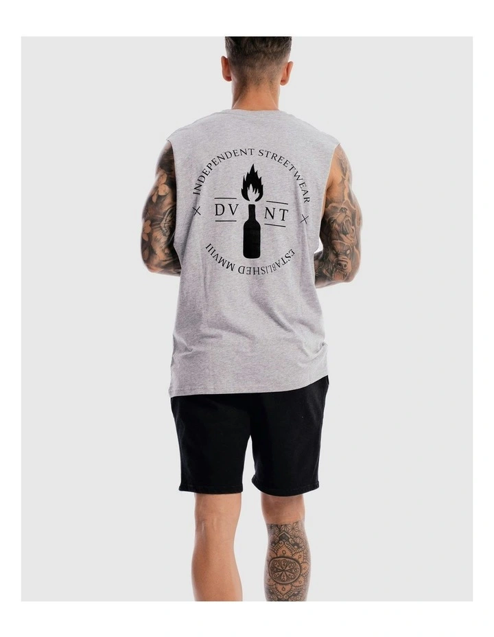 Emblem 2.0 Tank in Grey Marle image 4