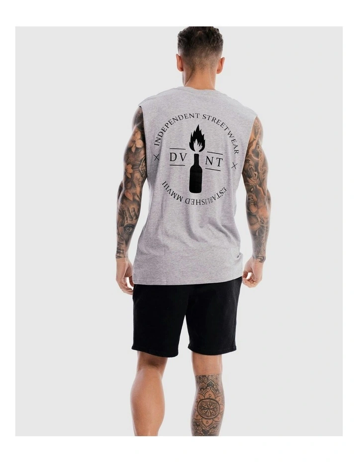 Emblem 2.0 Tank in Grey Marle image 6
