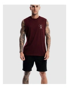 Emblem 2.0 Tank in Burgundy