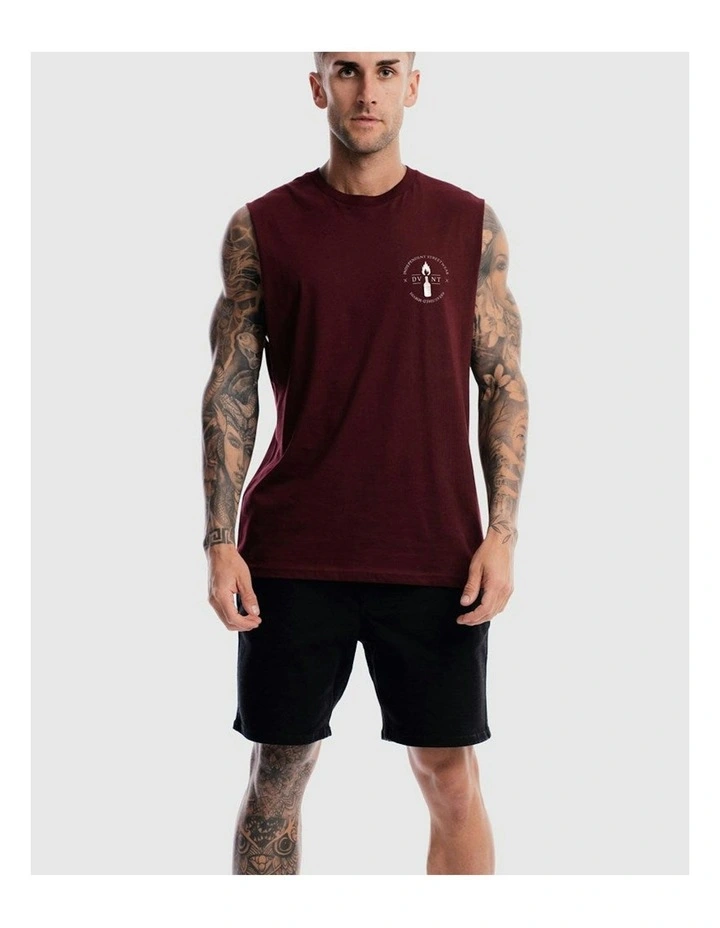 Emblem 2.0 Tank in Burgundy image 1