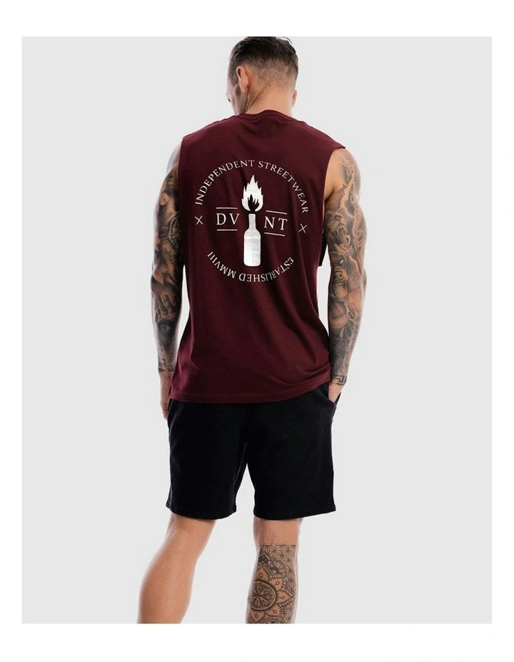 Emblem 2.0 Tank in Burgundy image 2