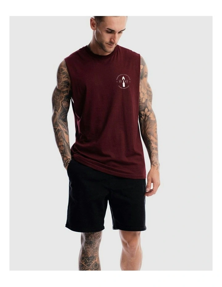 Emblem 2.0 Tank in Burgundy image 3