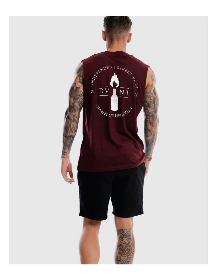 Emblem 2.0 Tank in Burgundy image 6