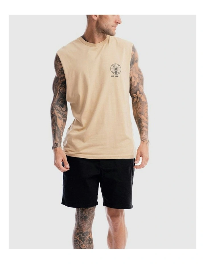 Radio Revolt Tank in Camel image 3