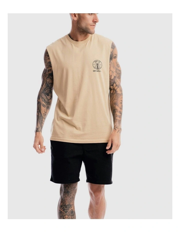 Radio Revolt Tank in Camel image 5