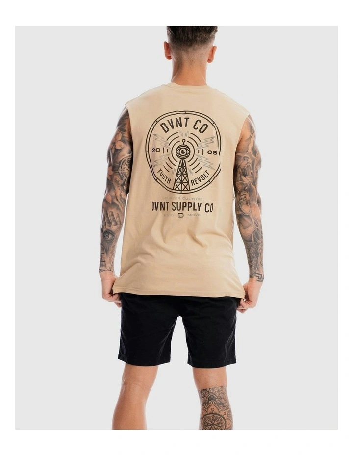 Radio Revolt Tank in Camel image 6