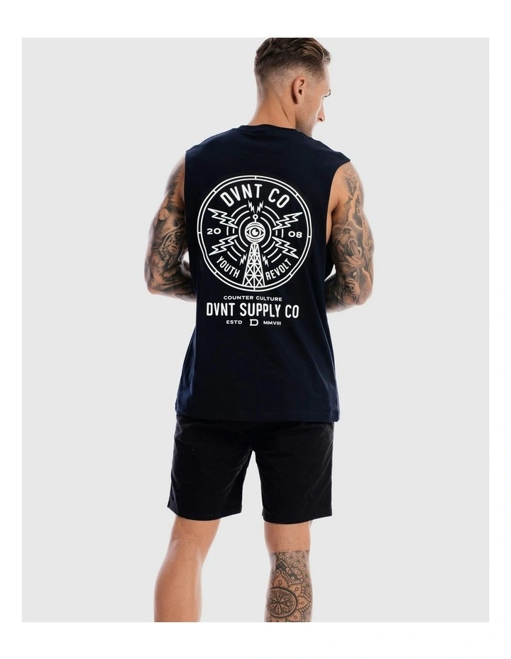 Radio Revolt Tank in ink image 2