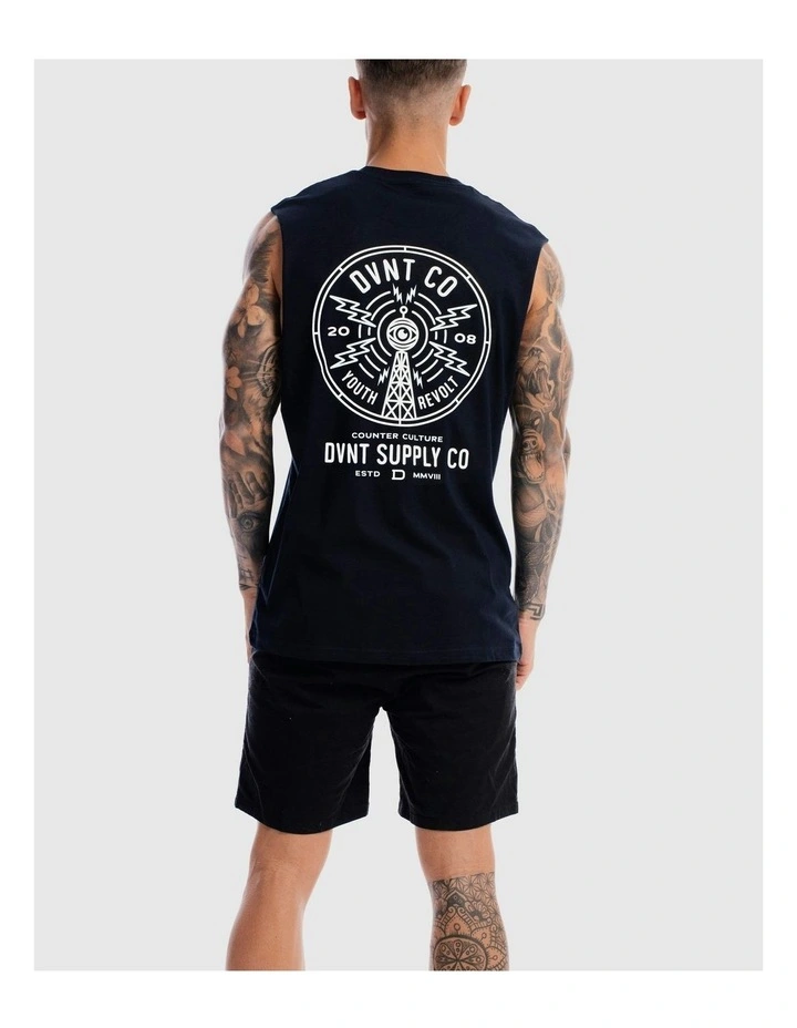 Radio Revolt Tank in ink image 6