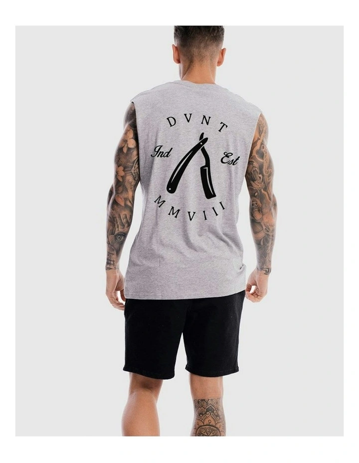 Rough Cuts Tank in Grey Marle image 2