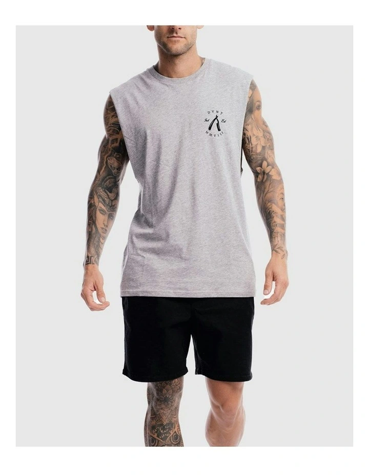 Rough Cuts Tank in Grey Marle image 3