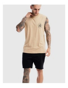 Rough Cuts Tank in Camel