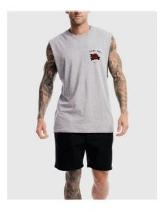 Rose Tank in Grey Marle