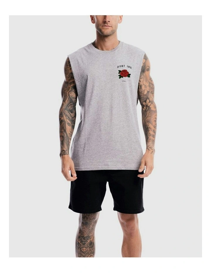 Rose Tank in Grey Marle image 3