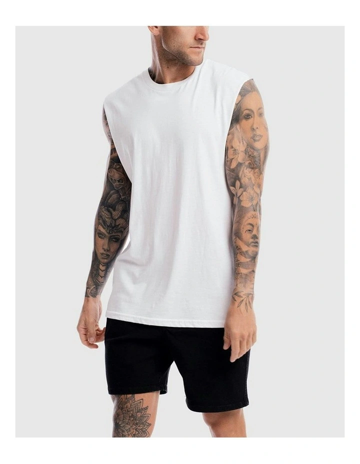 Devoid Premium Tank in White image 3