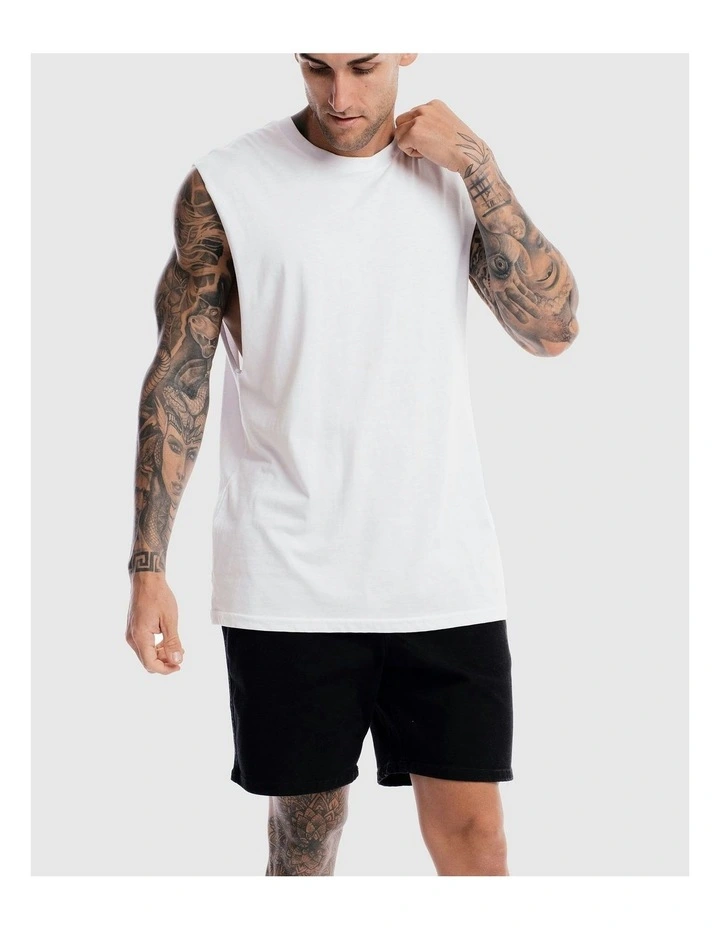 Devoid Premium Tank in White image 4
