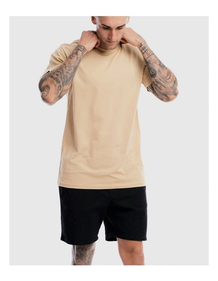 Devoid Premium Tee in Beige image 3