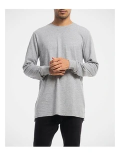 Devoid Premium Long Sleeve Tee in Grey