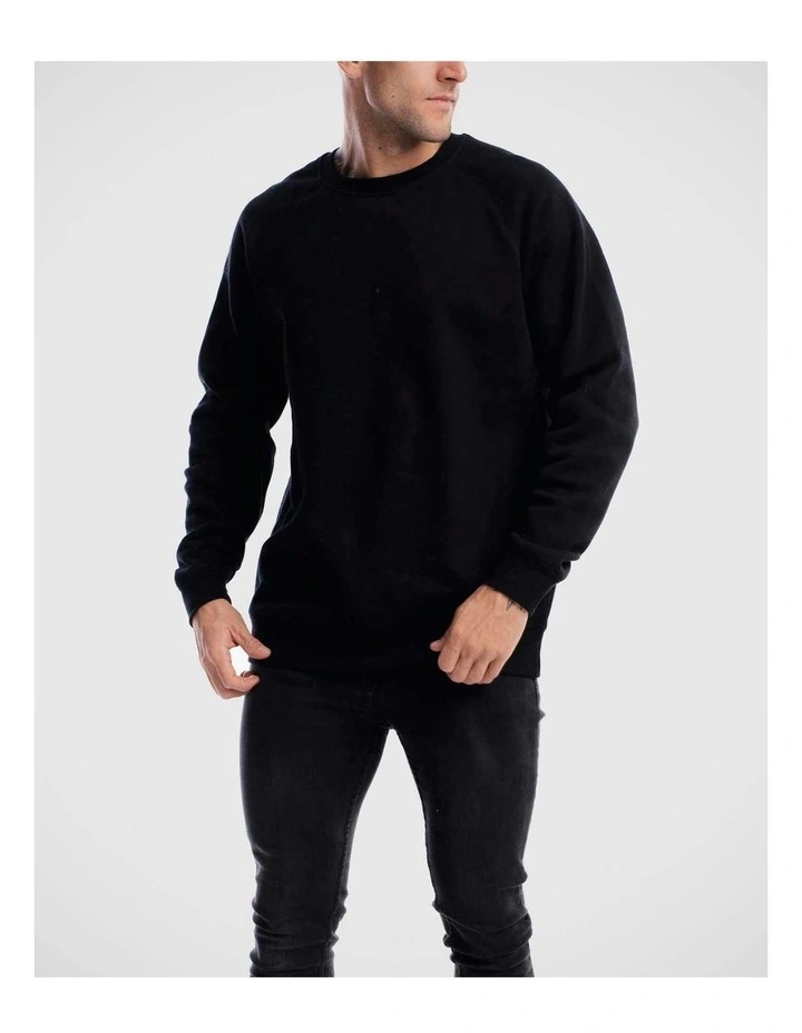 Devoid Crewneck Sweater in Black image 5