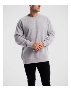 Devoid Crewneck Sweater in Grey