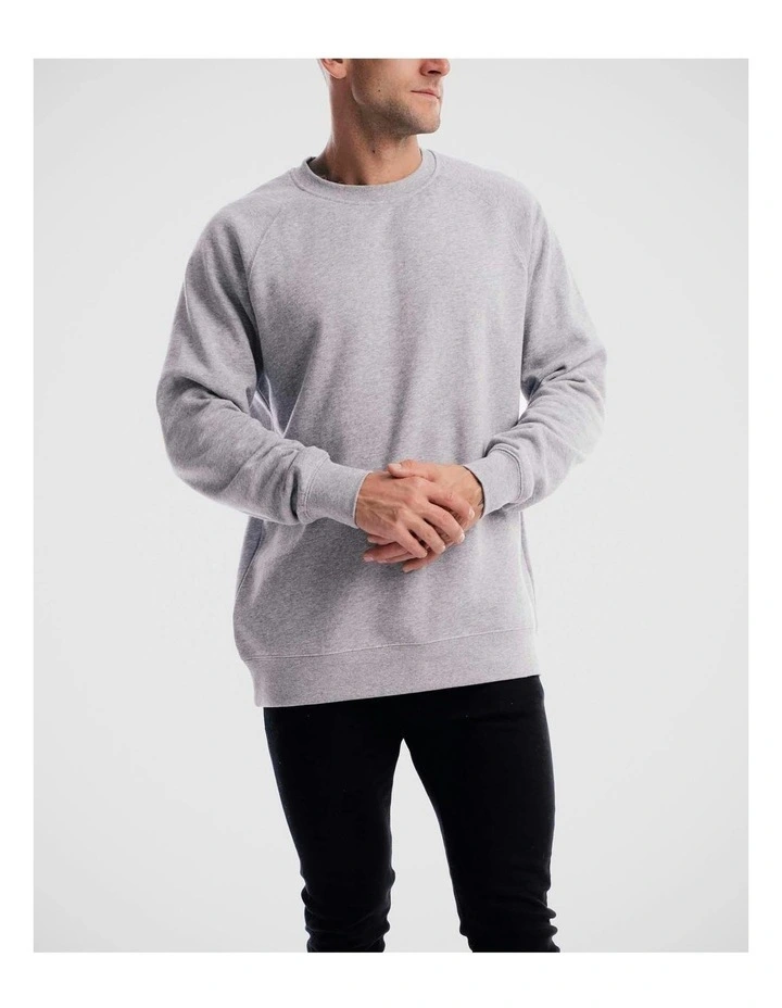 Devoid Crewneck Sweater in Grey image 1