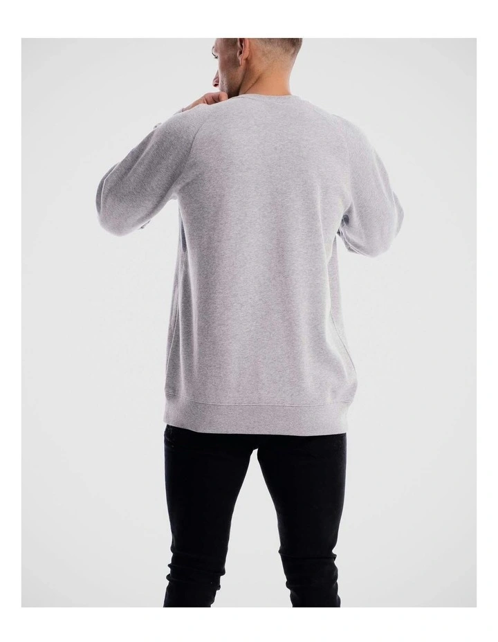 Devoid Crewneck Sweater in Grey image 2