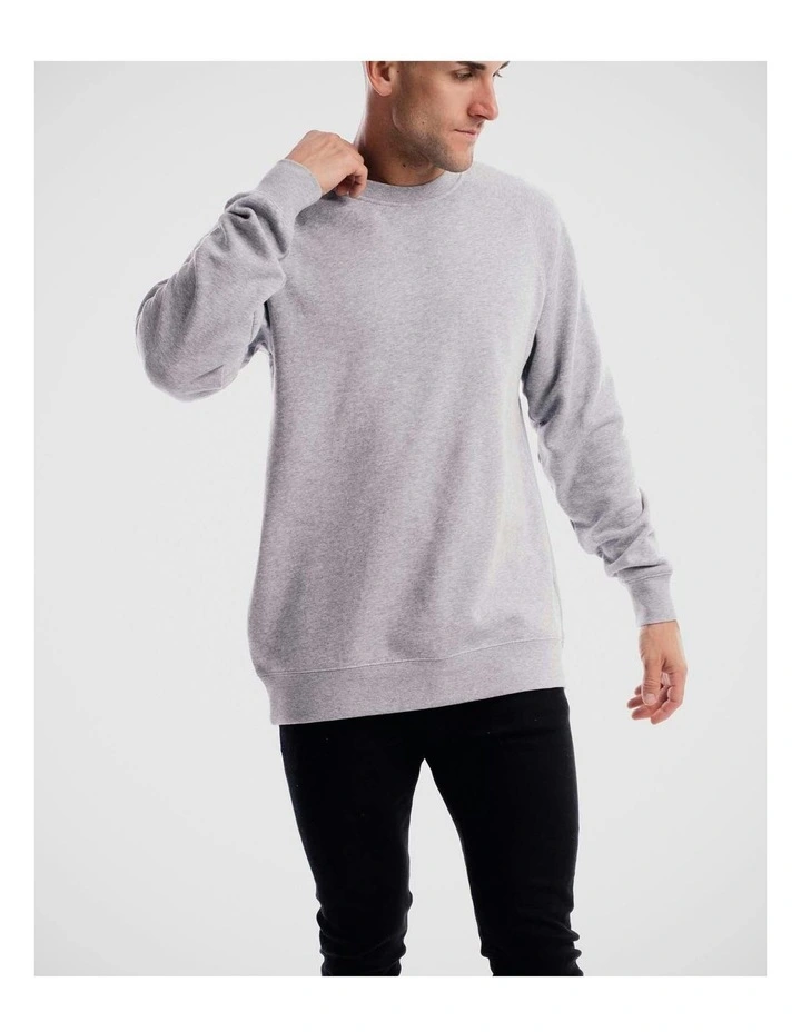 Devoid Crewneck Sweater in Grey image 4