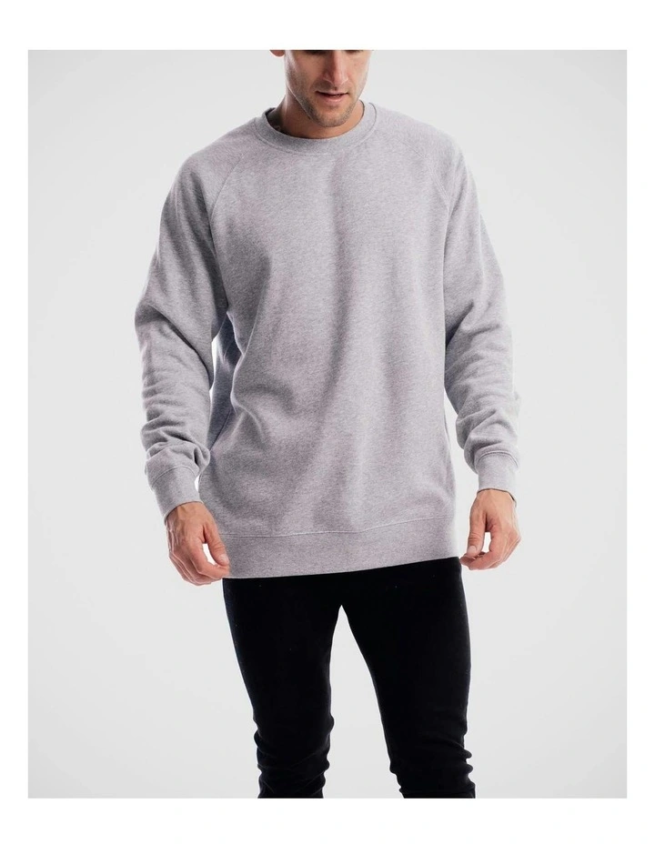 Devoid Crewneck Sweater in Grey image 7