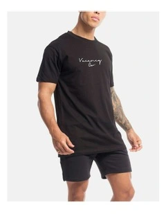 Coy Rise Tee in Black
