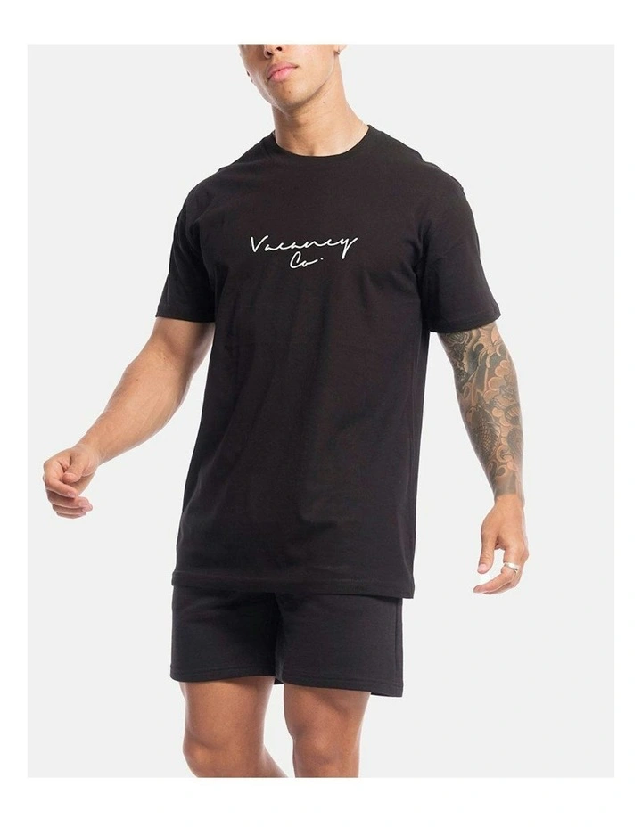 Coy Rise Tee in Black image 2