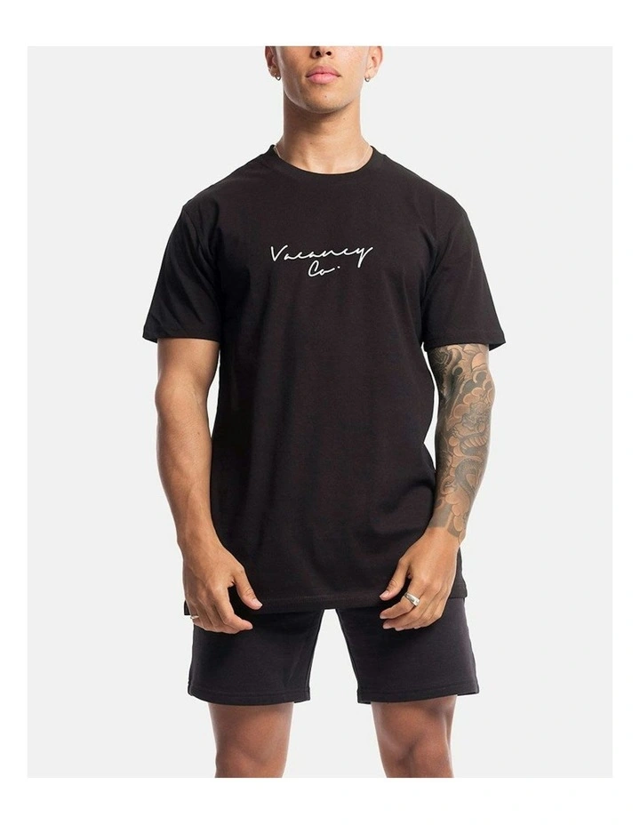 Coy Rise Tee in Black image 3