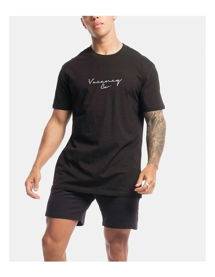 Coy Rise Tee in Black image 4