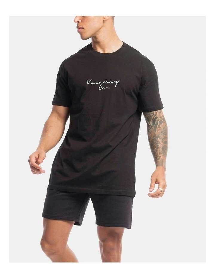 Coy Rise Tee in Black image 5