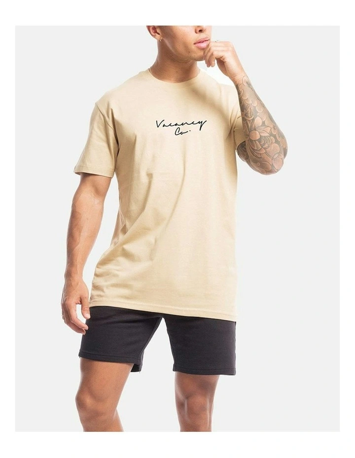Coy Rise Tee in Camel image 1