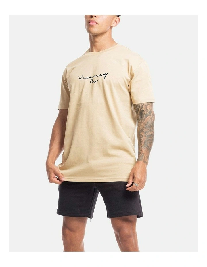 Coy Rise Tee in Camel image 3