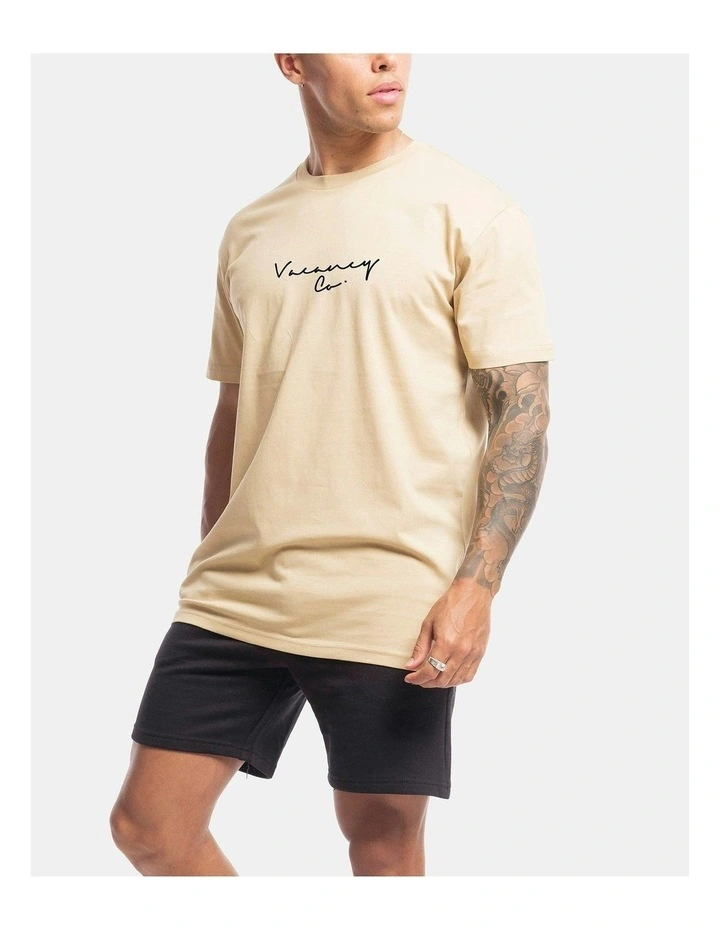 Coy Rise Tee in Camel image 4